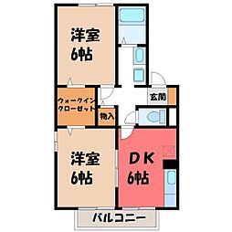 JR東北本線 雀宮駅 徒歩21分