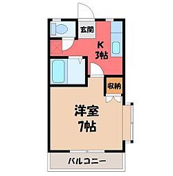 JR東北本線 宇都宮駅 3.9km 1階/-