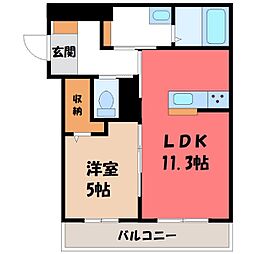宇都宮芳賀ライトレール線 峰駅 徒歩7分 1階/-