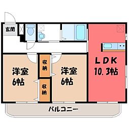 東武宇都宮線 東武宇都宮駅 徒歩14分