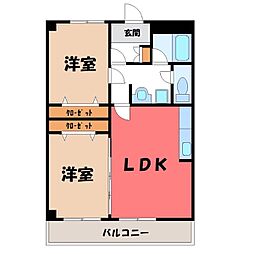東武宇都宮線 東武宇都宮駅 バス10分 仏所護念会入口下車 徒歩8分 1階/-