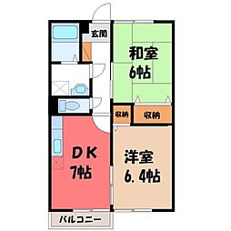 東武日光線 北鹿沼駅 徒歩6分 1階/-