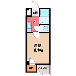 宇都宮芳賀ライトレール線 峰駅 徒歩8分 2階/-