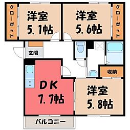 東武宇都宮線 おもちゃのまち駅 徒歩16分 2階/-