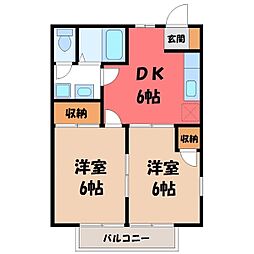 コーポエスポアール 2階