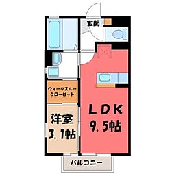 JR東北本線 雀宮駅 4.8km