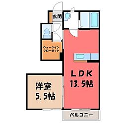 JR東北本線 宇都宮駅 バス33分 上三川北小前下車 徒歩6分