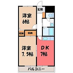 東武宇都宮線 東武宇都宮駅 バス12分 宇都宮医師会館前下車 徒歩5分 6階/-