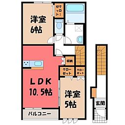 東武日光線 新鹿沼駅 徒歩19分