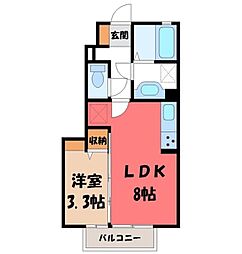 JR東北新幹線 宇都宮駅 バス21分 上戸祭小入口下車 徒歩8分