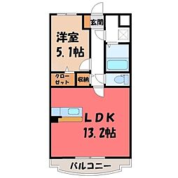 JR日光線 鶴田駅 徒歩24分