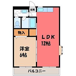 JR東北本線 石橋駅 徒歩19分 3階/-