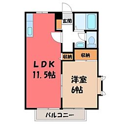 レインバレービレッジ B棟 1階/-