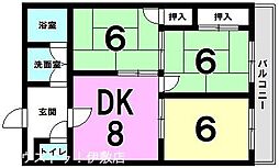 間取図画像 3DK