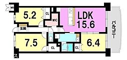 パークハイツ多賀山 3SLDKの間取図画像