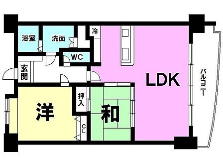 2LDK 間取り