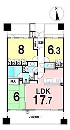 間取図画像 3LDK