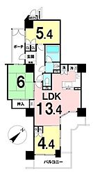 ニックライブステイツ湘南田浦 3LDKの間取図画像