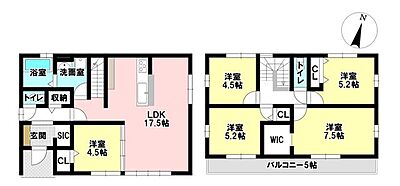 間取り：1号棟