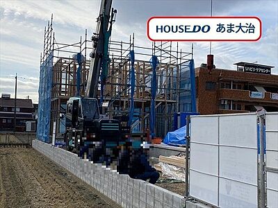 外観：2025年3月に完成予定の新築戸建てです。周辺環境も充実していて安心して新生活をスタートしていただけそうです。