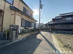 あま市新居屋久渕郷:前面道路