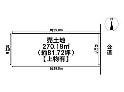 あま市二ツ寺六町　売土地