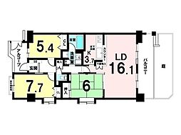 間取図画像 3LDK