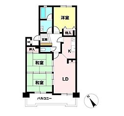 エスポア小牧 3LDKの間取図画像