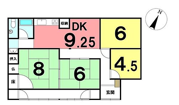 間取りを拡大表示