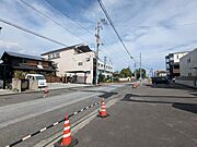 北側道路 西から東方向