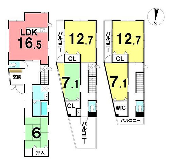 間取りを拡大表示