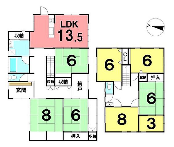間取りを拡大表示