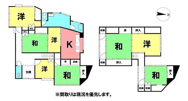 間取りを拡大表示