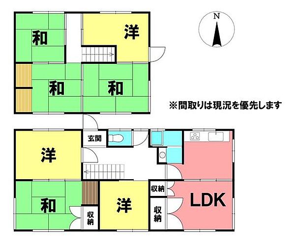 間取りを拡大表示
