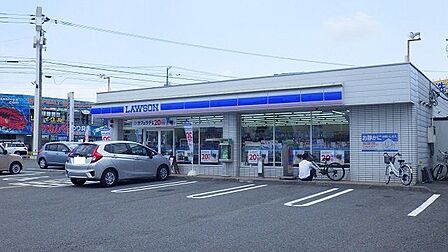 ローソン高知高須店 410m