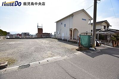 外観：北西向き【敷地面積166.27m2(50.29坪)】建築条件付き！桜島眺望可能です！