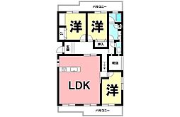 間取図画像 3LDK
