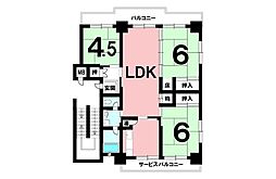 間取図画像 3LDK