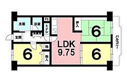 間取図画像 3LDK