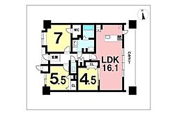 ダイヤモンド城南オーシャンコート 3LDKの間取図画像