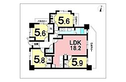ロフティ天保山公園 4LDKの間取図画像