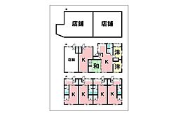 水口ビル ワンルームの間取図画像