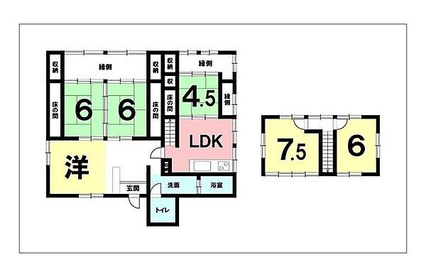 間取りを拡大表示