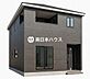 外観：【外観パース図】2号棟。パースはイメージです。実際の仕上がりと異なる場合があります。