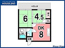 間取図画像 2DK