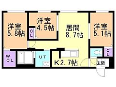物件の間取り