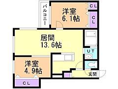 物件の間取り