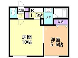 間取図画像 1LDK