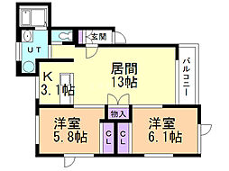 クレール新川 2階