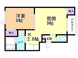間取図画像 1LDK